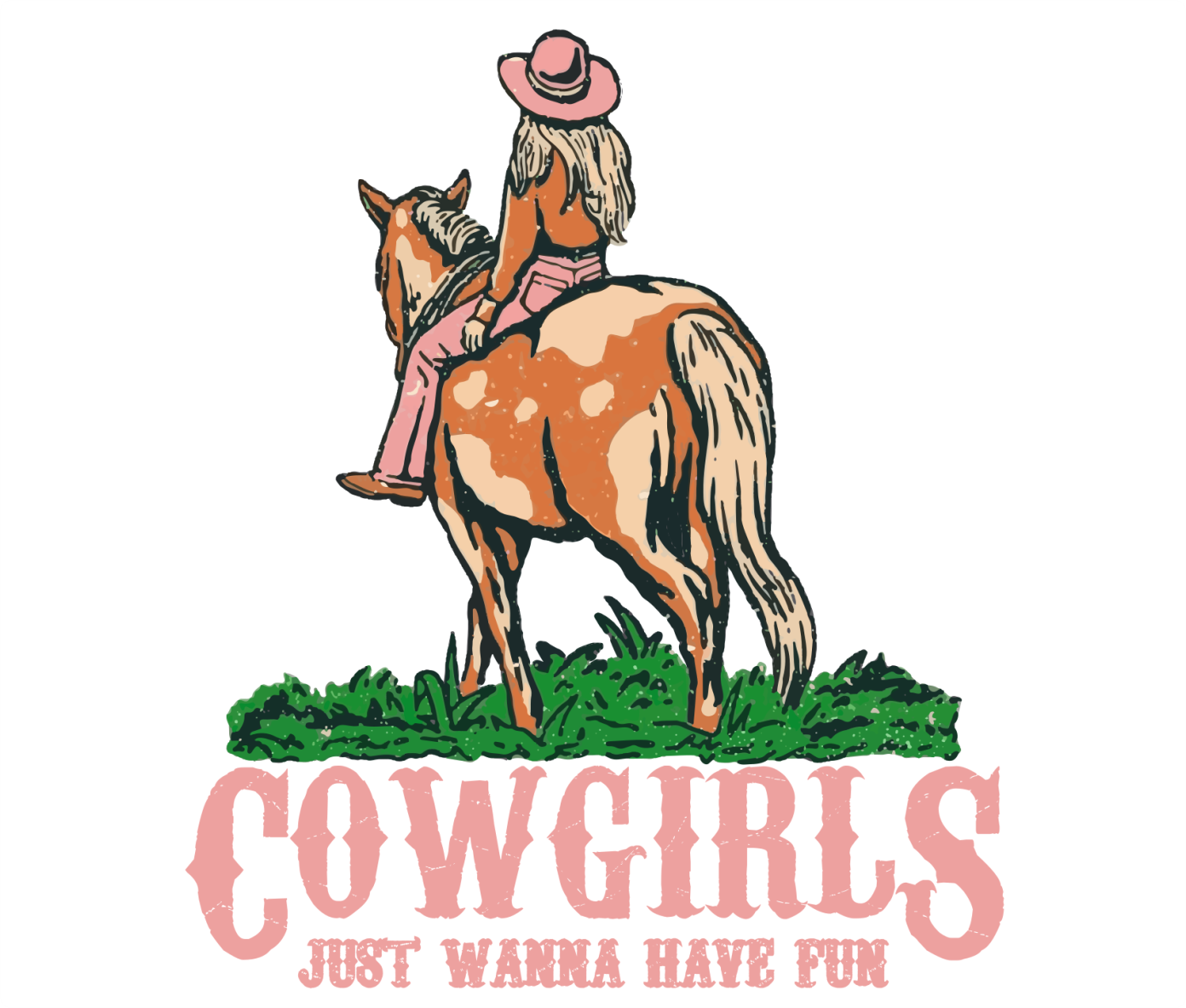 Estampa Cowgirls Just Wanna Have Fun