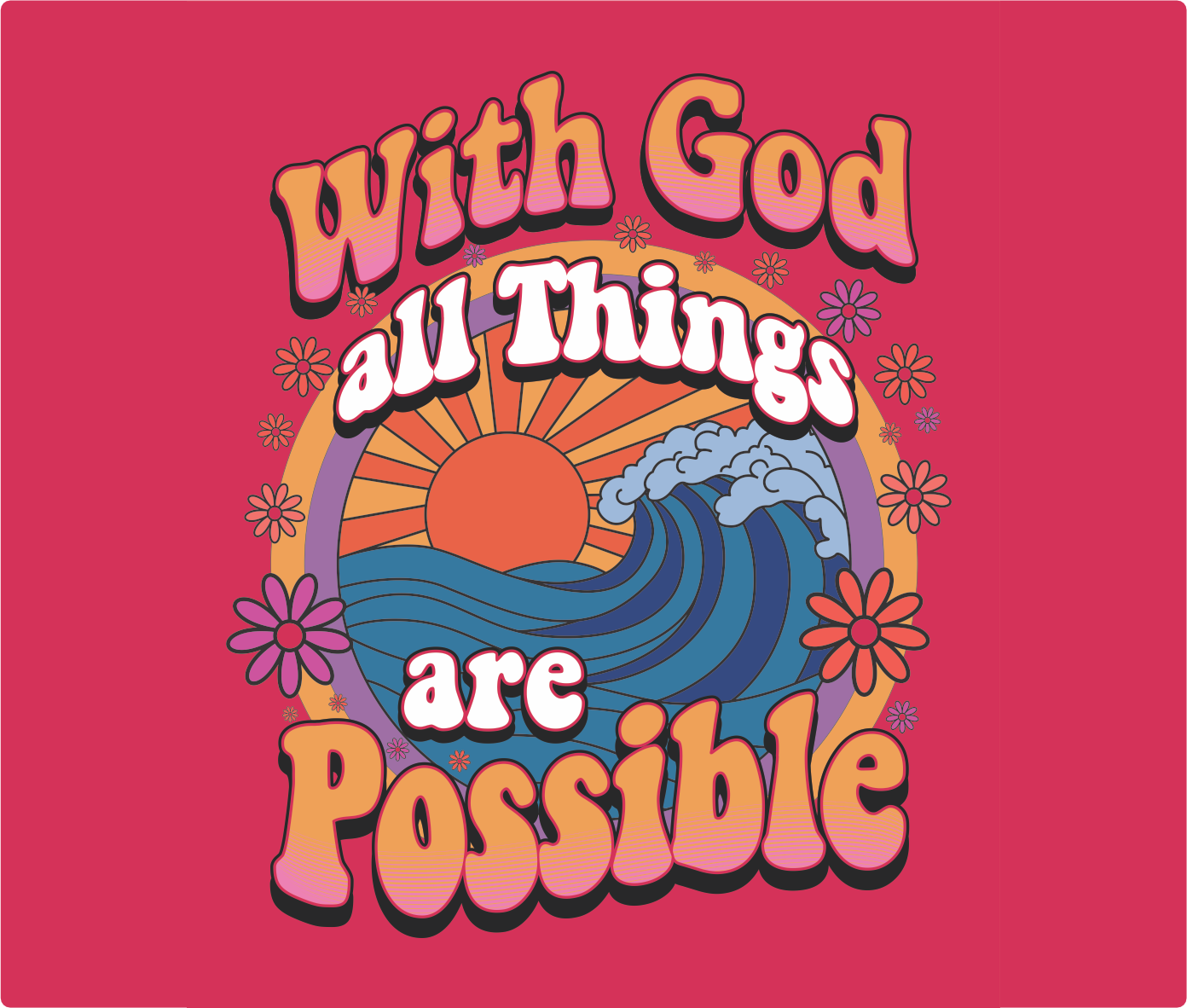 Estampa With God All Things Are Possible